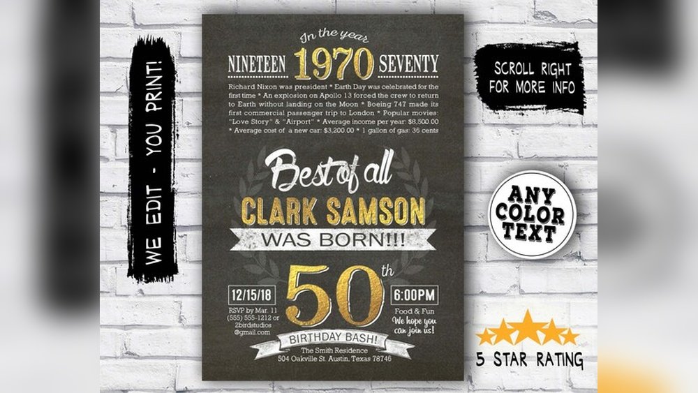 how to add gift ideas to birthday invite