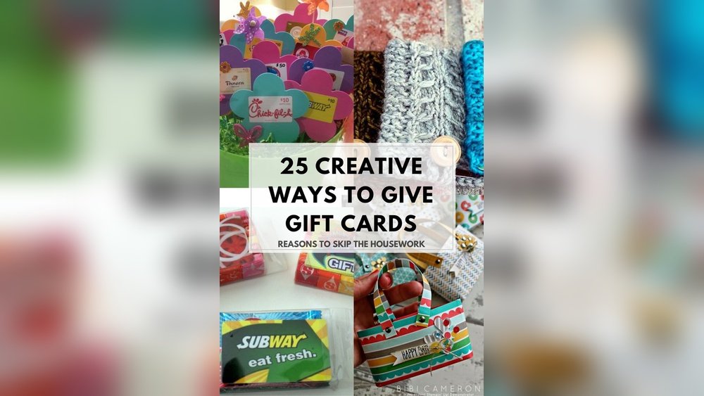 how to wrap a gift card ideas